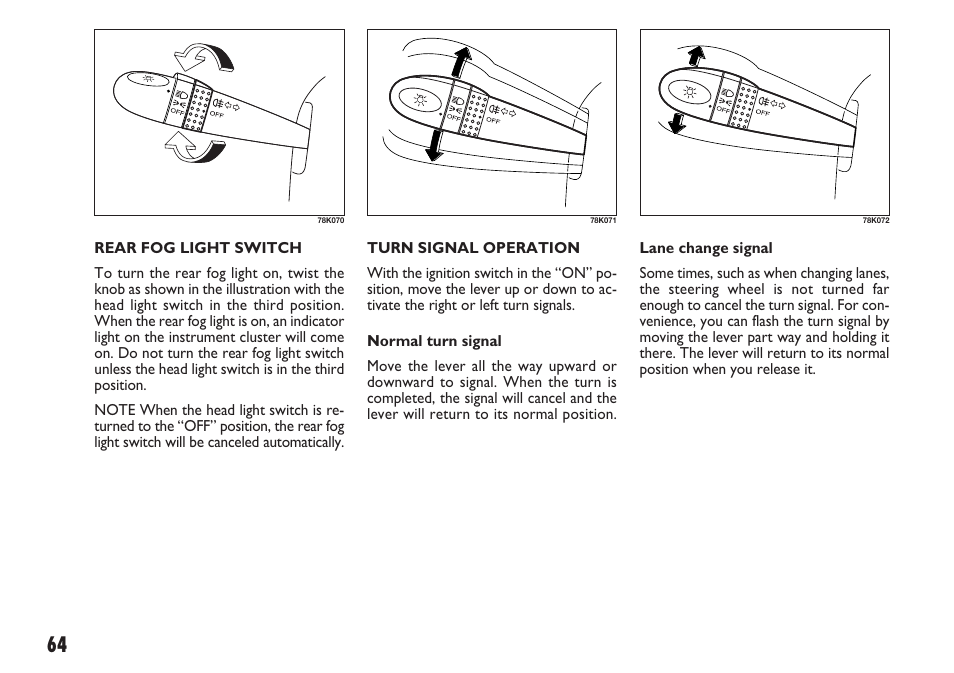 FIAT Sedici User Manual | Page 65 / 270