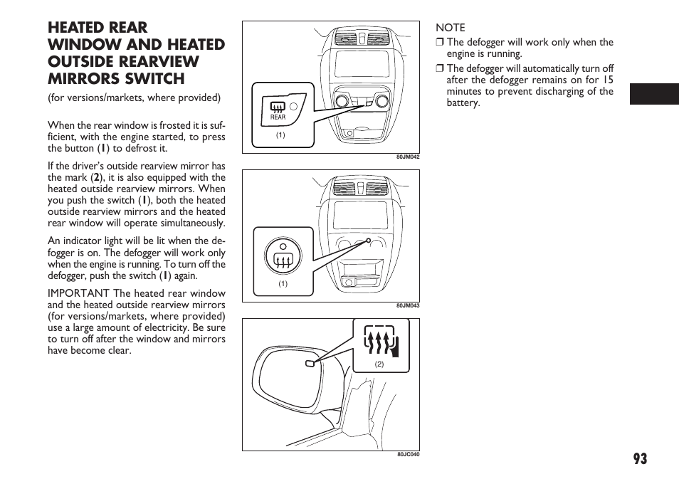 FIAT Sedici User Manual | Page 94 / 270