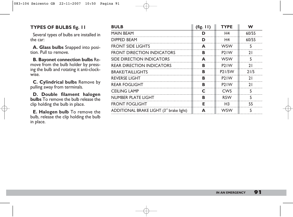 FIAT 600 User Manual | Page 92 / 146