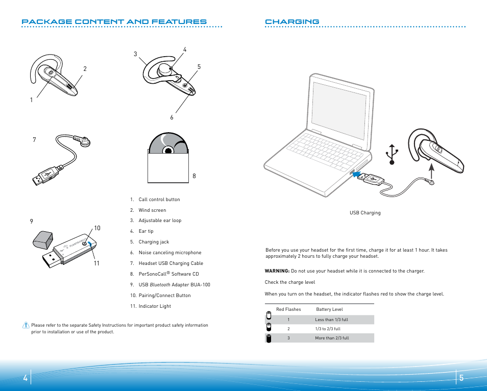 Plantronics .Audio 920 User Manual | Page 3 / 11