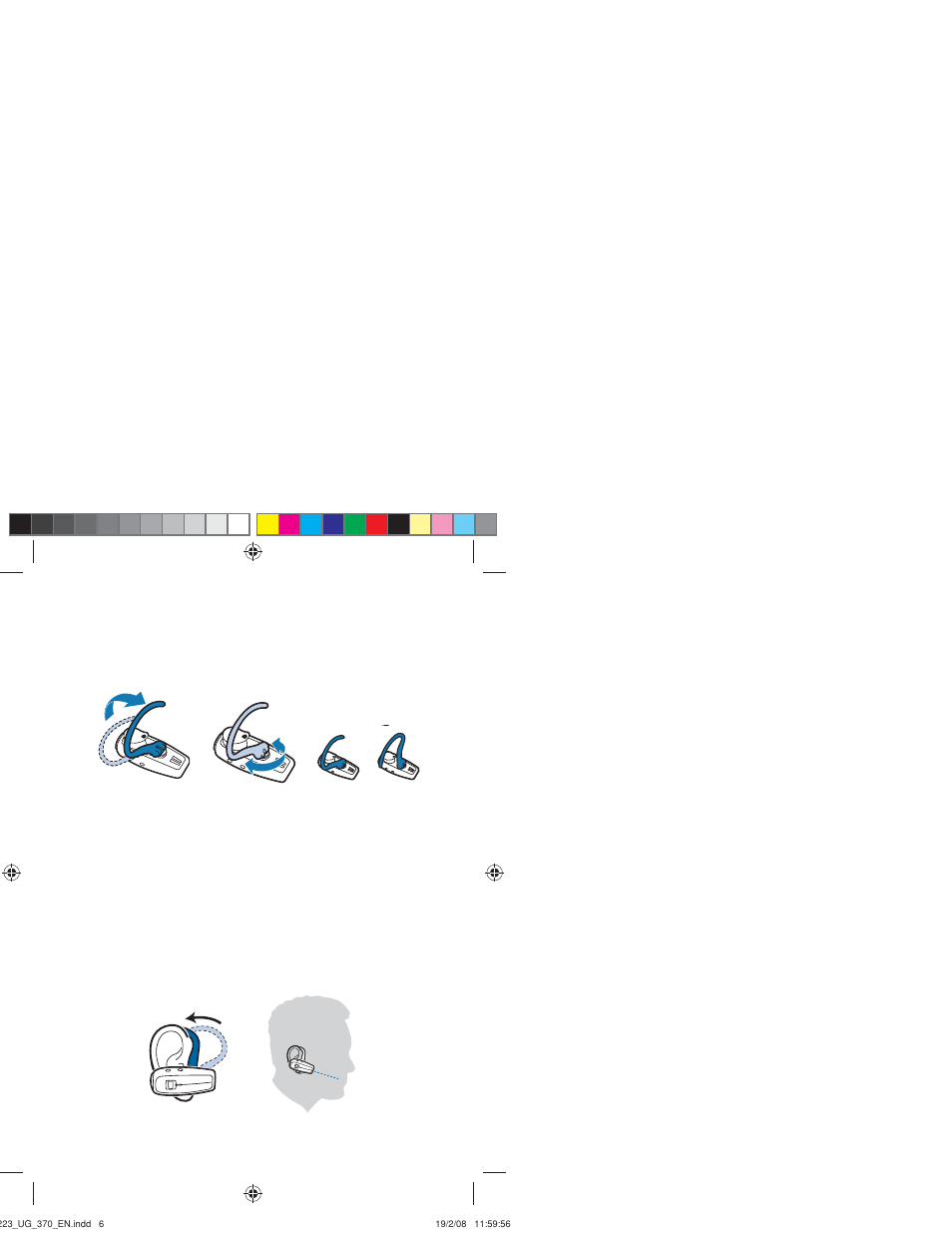 Adjusting the fit | Plantronics Explorer 370 User Manual | Page 10 / 18