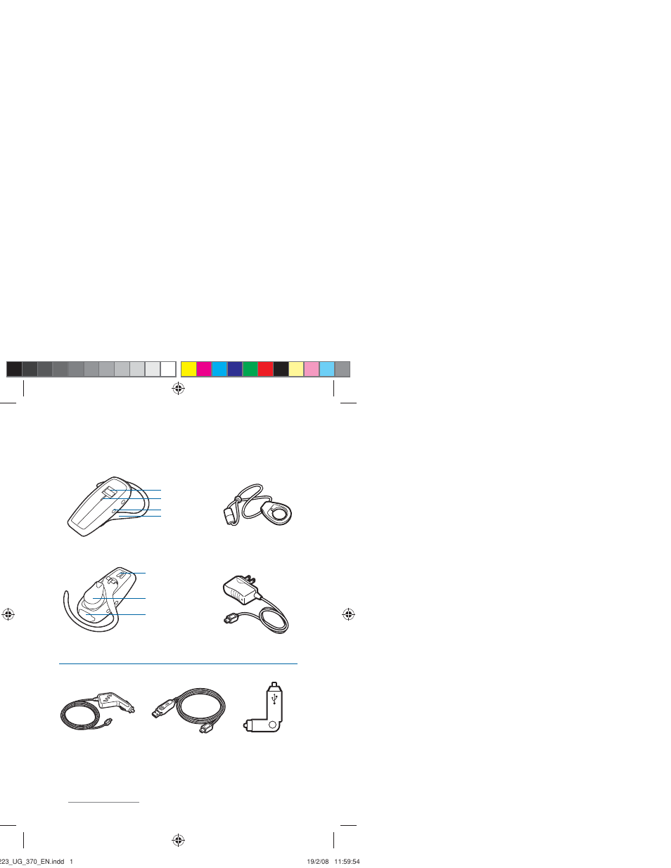 Package contents and features | Plantronics Explorer 370 User Manual | Page 5 / 18