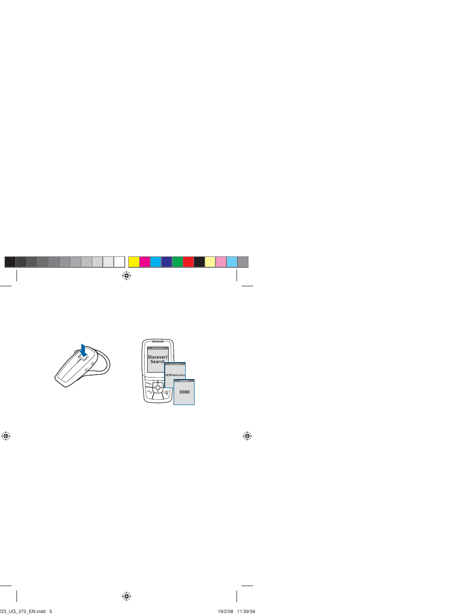 Pairing your headset | Plantronics Explorer 370 User Manual | Page 9 / 18