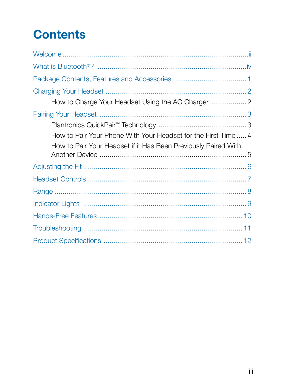Plantronics Explorer 210 User Manual | Page 3 / 18