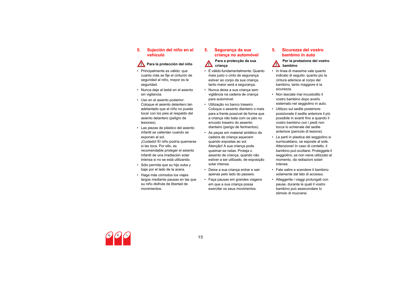 Britax KIDFIX User Manual | Page 43 / 83