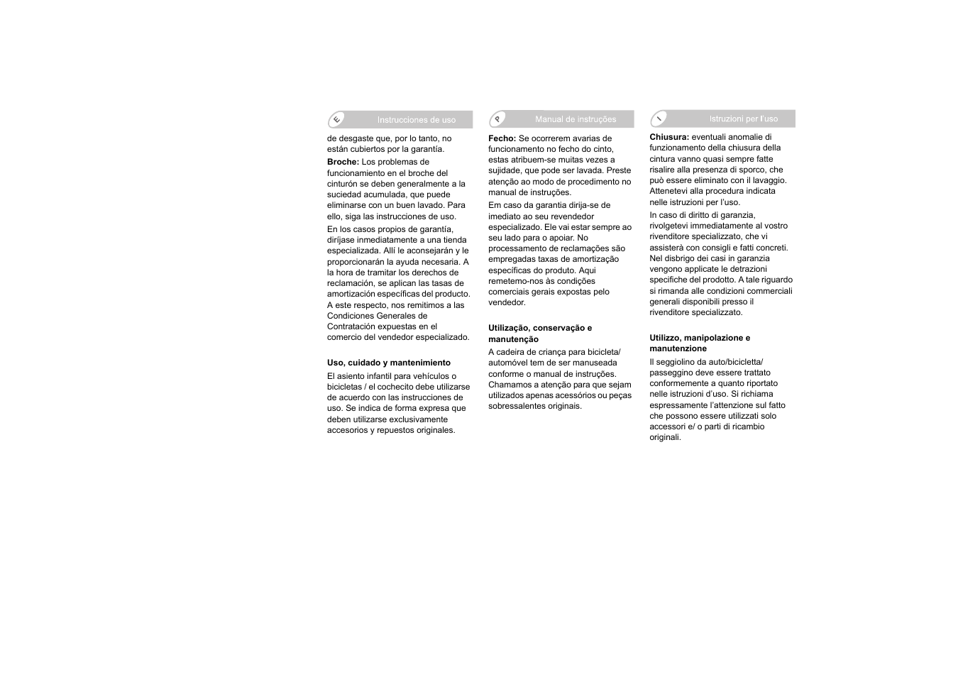 Britax KIDFIX User Manual | Page 52 / 83