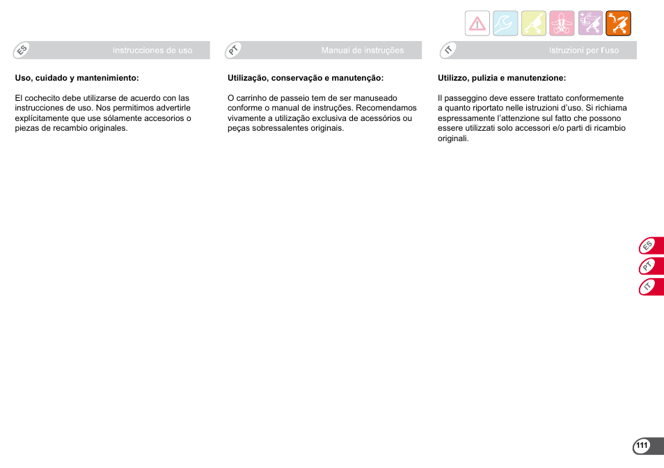 Britax B-Agile User Manual | Page 113 / 133