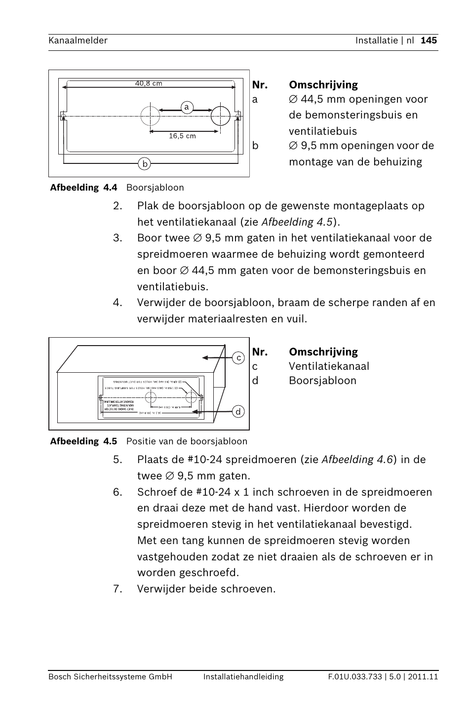 Bosch FAD-420-HS-EN Duct Smoke Detector User Manual | Page 145 / 224