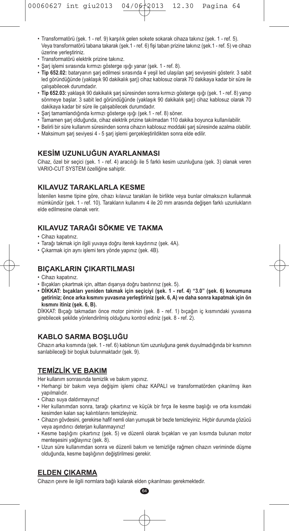 VALERA X-MASTER User Manual | Page 60 / 82