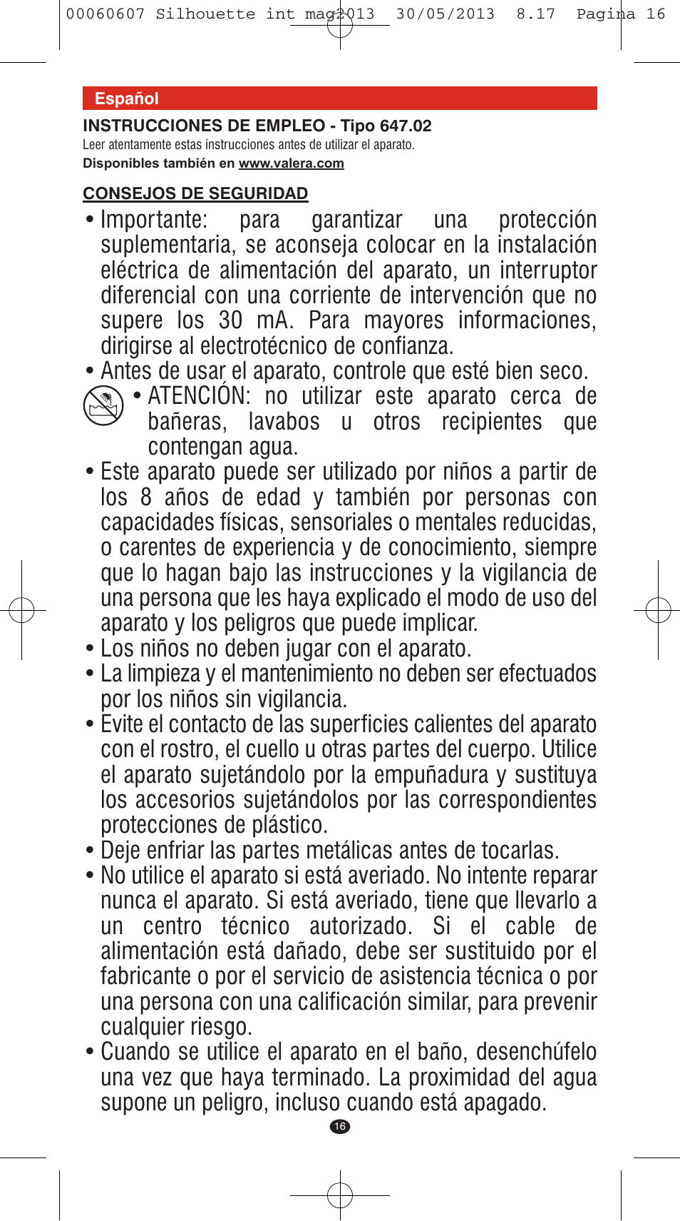 VALERA SILHOUETTE User Manual | Page 14 / 78