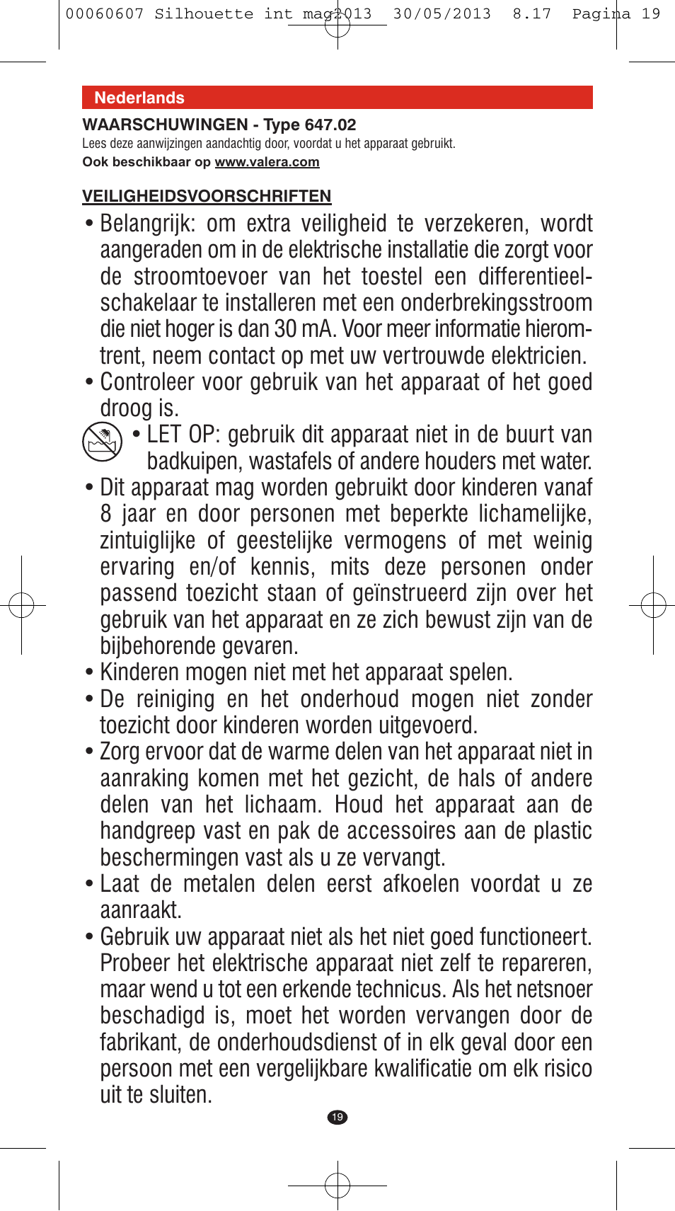 VALERA SILHOUETTE User Manual | Page 17 / 78