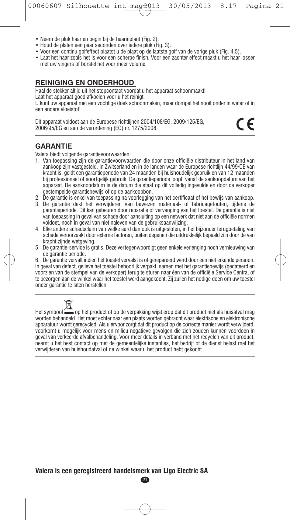 VALERA SILHOUETTE User Manual | Page 19 / 78