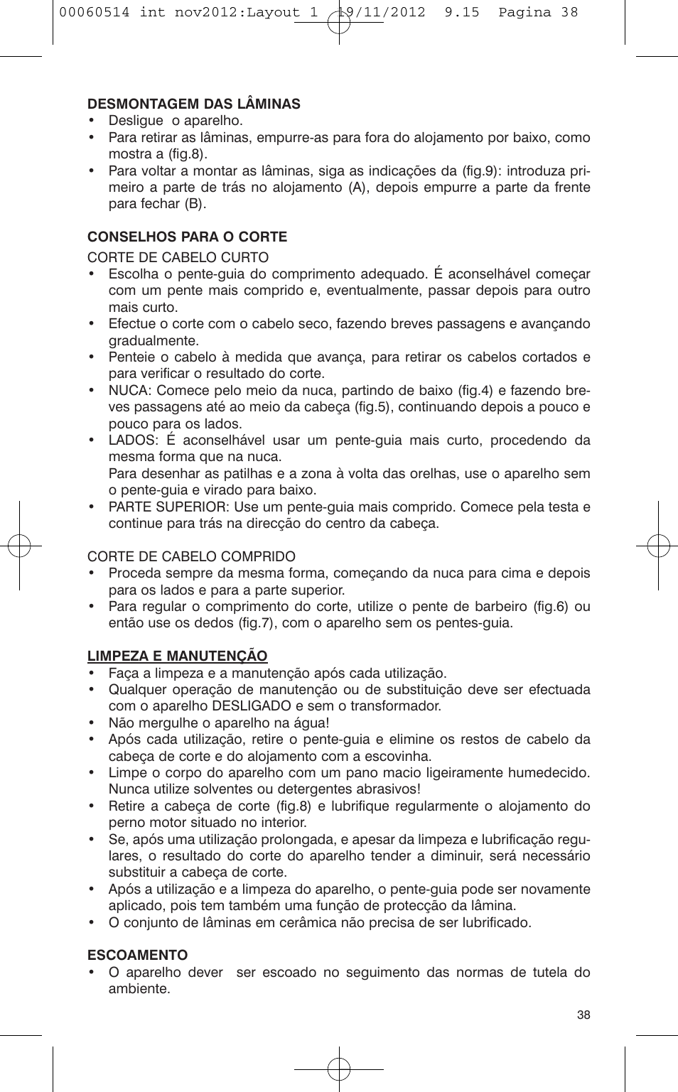 VALERA T-BLADE PROFESSIONAL User Manual | Page 34 / 82