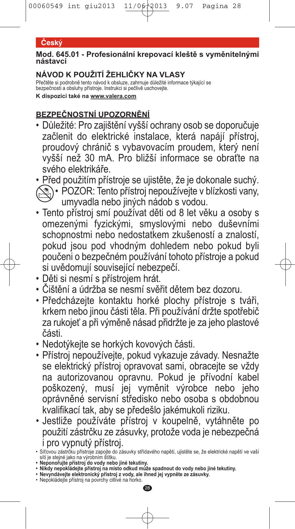 VALERA X-STYLE User Manual | Page 26 / 66