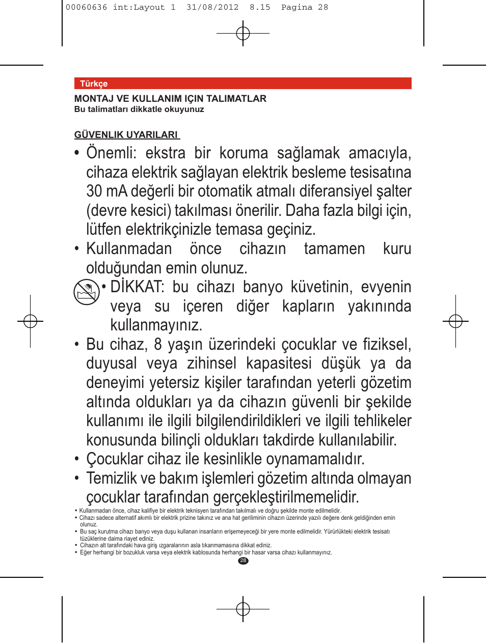 VALERA PREMIUM 1200 SHAVER User Manual | Page 26 / 42