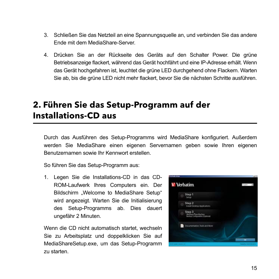Verbatim MediaShare Quick Start Guide User Manual | Page 15 / 64