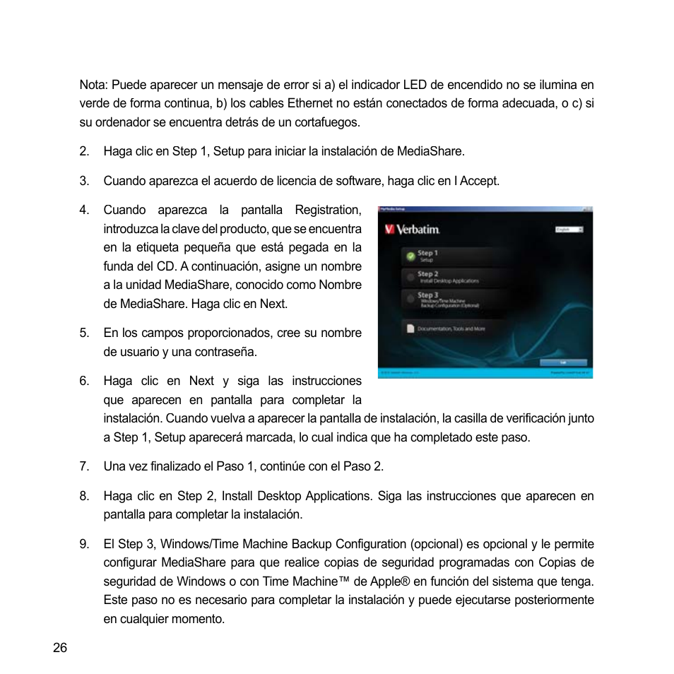 Verbatim MediaShare Quick Start Guide User Manual | Page 26 / 64