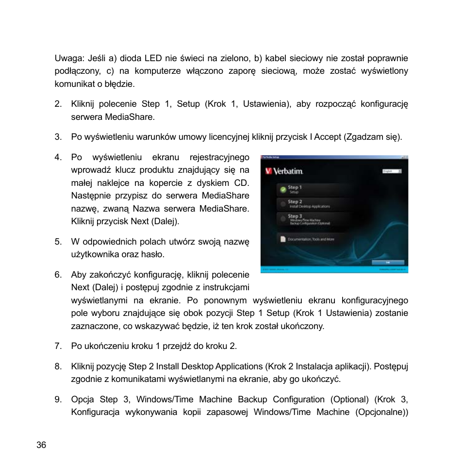 Verbatim MediaShare Quick Start Guide User Manual | Page 36 / 64