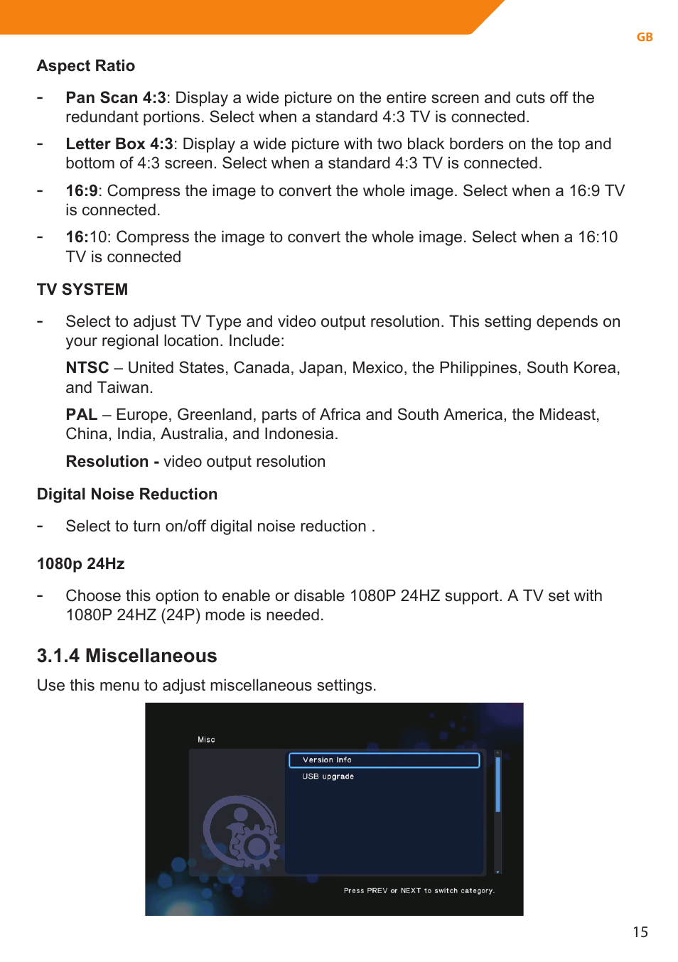 4 miscellaneous | Acme MP01 User Manual | Page 15 / 94