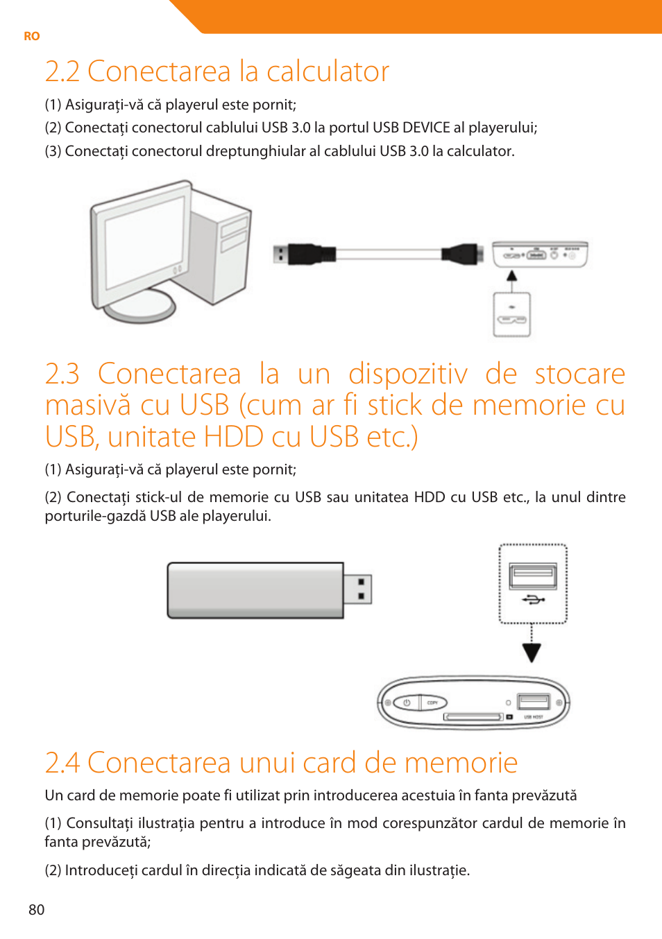 2 conectarea la calculator | Acme MP01 User Manual | Page 80 / 94
