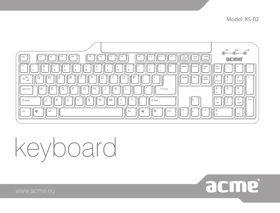 Acme KS-02 User Manual | 60 pages