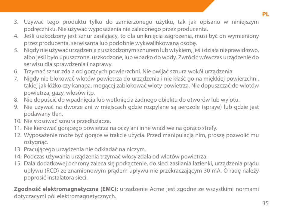 Acme HD-210I User Manual | Page 35 / 90