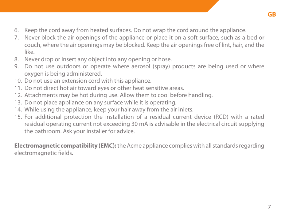 Acme HD-210I User Manual | Page 7 / 90