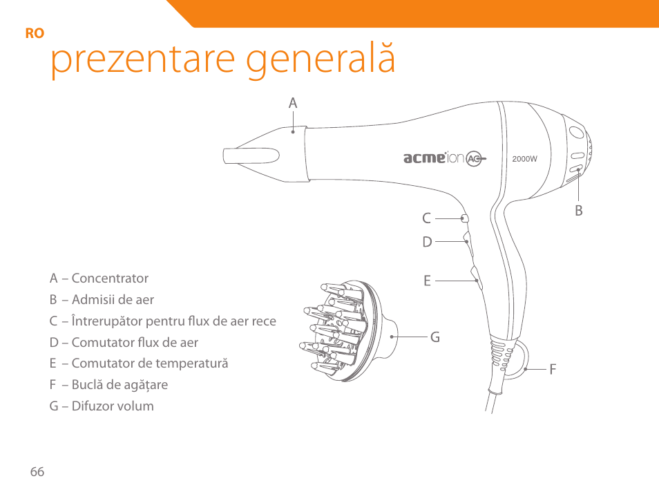 Prezentare generală | Acme HD-310I User Manual | Page 66 / 108