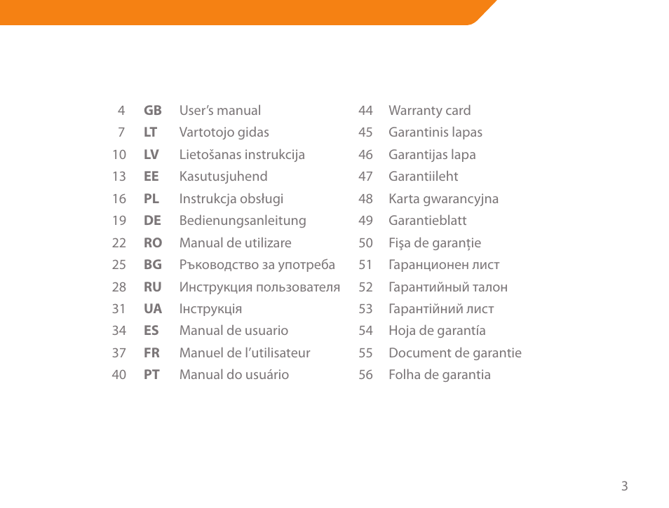 Acme MW07 User Manual | Page 3 / 58