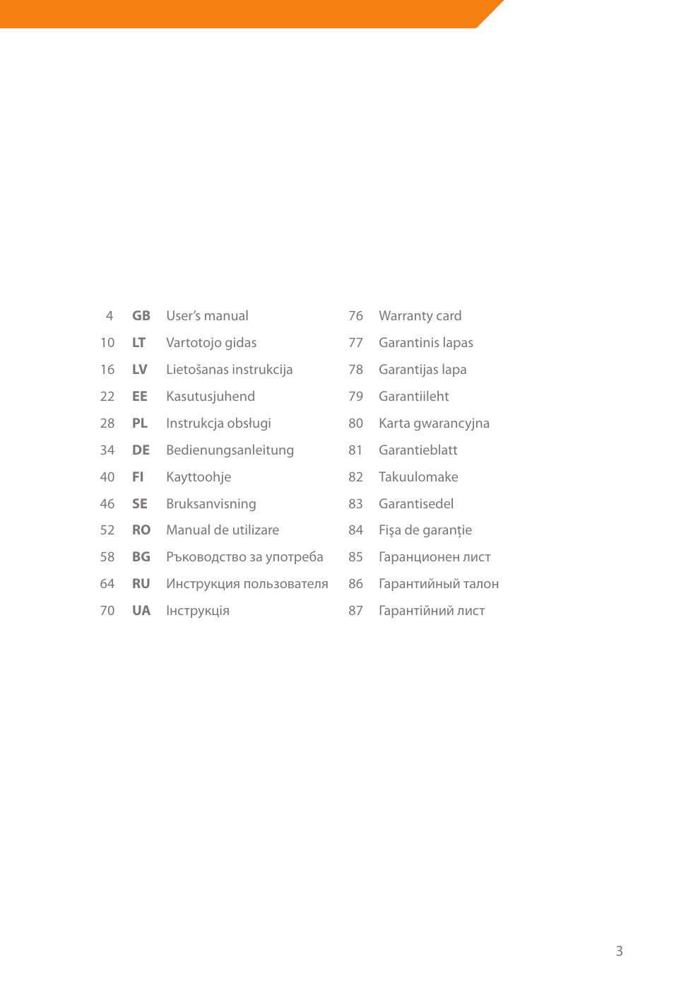 Acme WE100 User Manual | Page 3 / 90