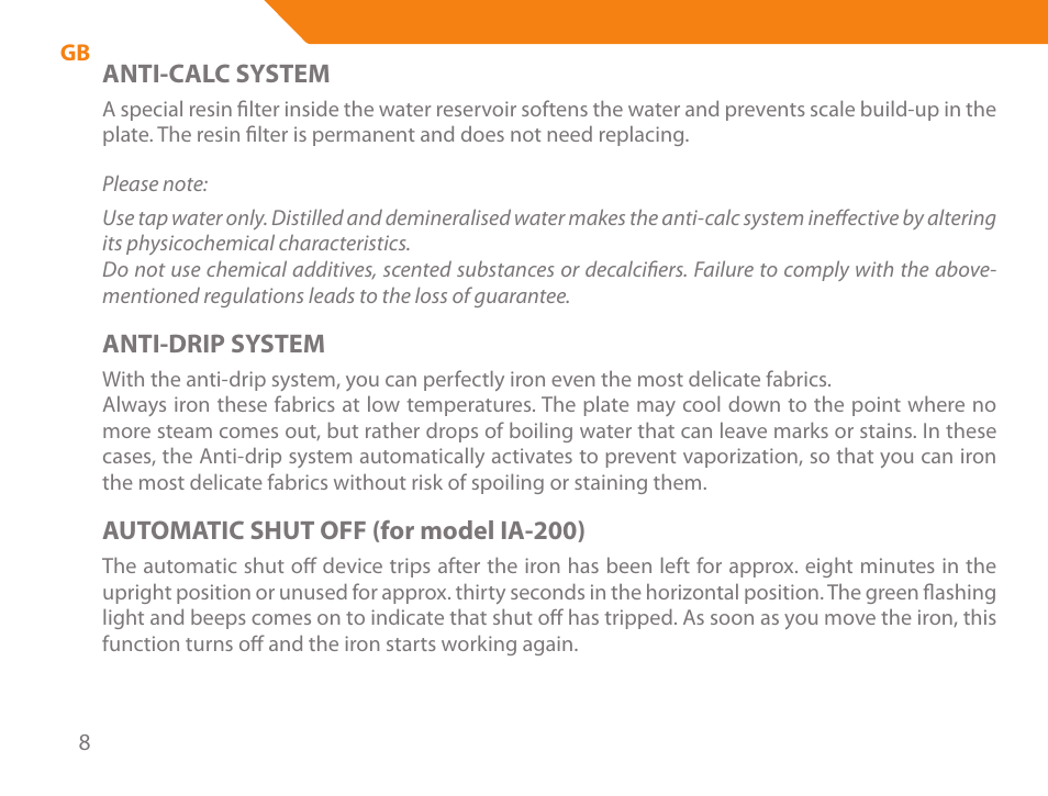 Acme IA-200 User Manual | Page 8 / 152