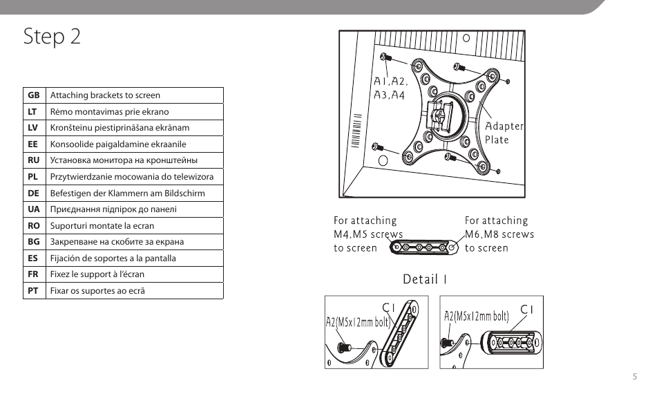 Step 2 | Acme MT105 User Manual | Page 5 / 30