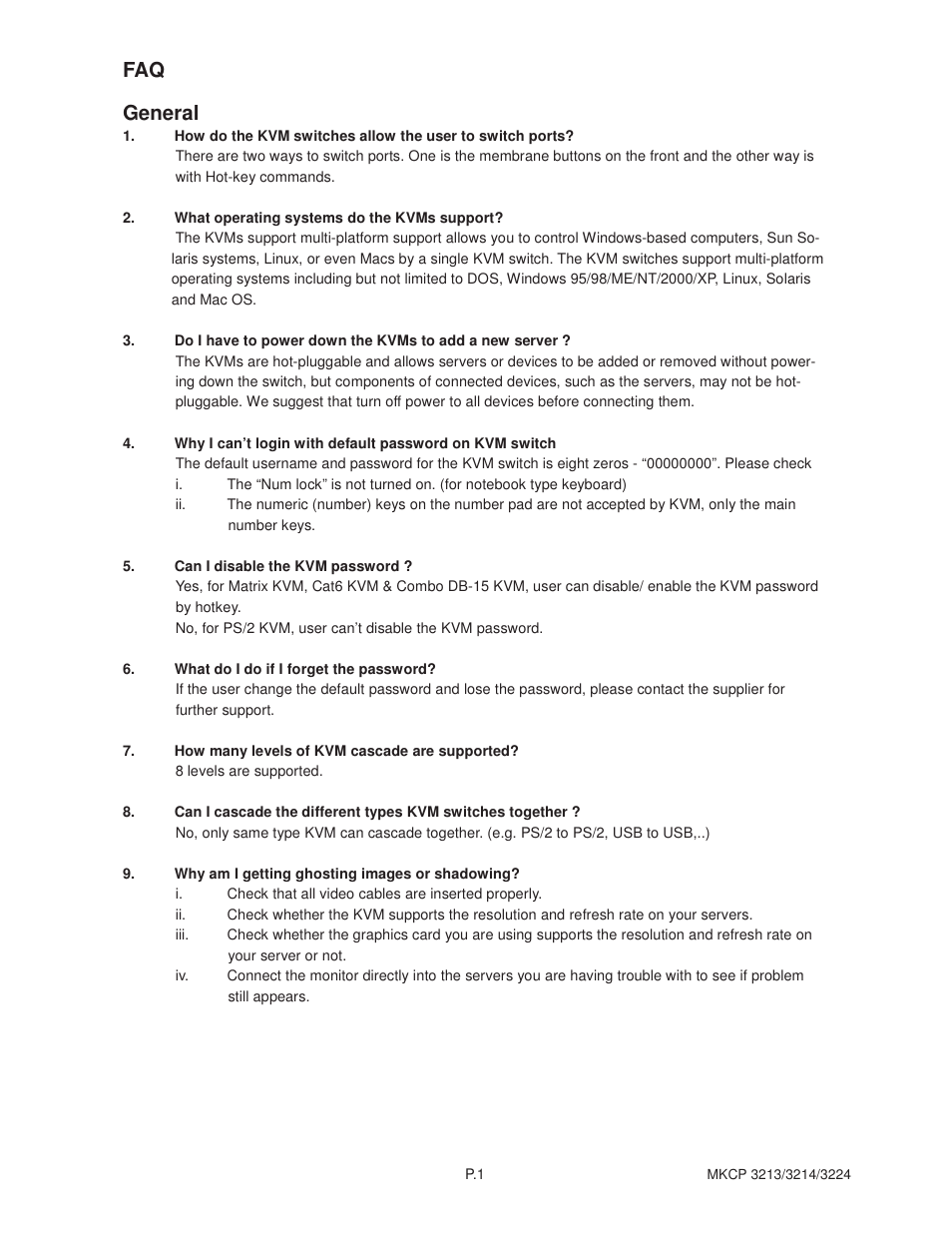 Acnodes MKP1602__MKCP 3214 User Manual | 2 pages