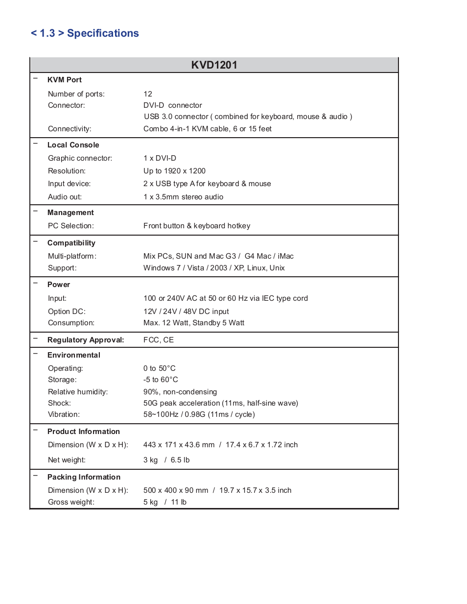 Acnodes KVD 1201 User Manual | Page 7 / 10