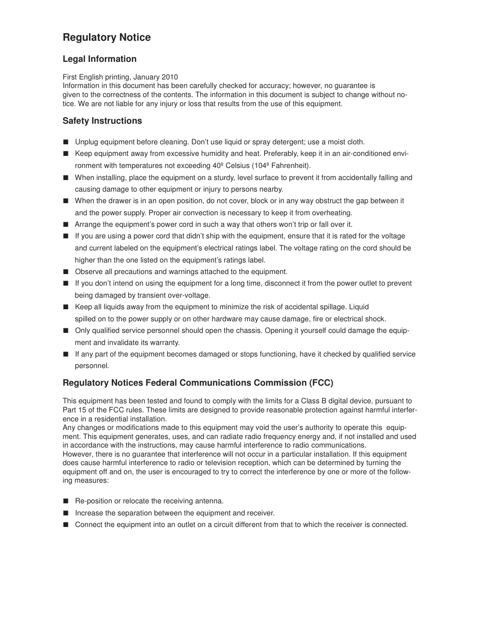 Regulatory notice | Acnodes MKP1602__MKCP 1614 User Manual | Page 3 / 22