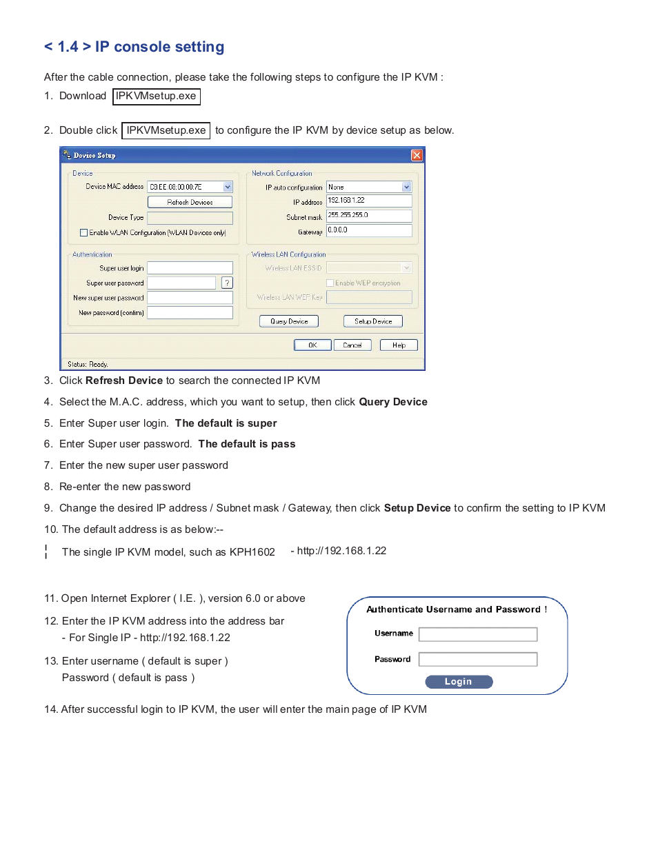 4 > ip console setting | Acnodes KPH 802 User Manual | Page 7 / 14