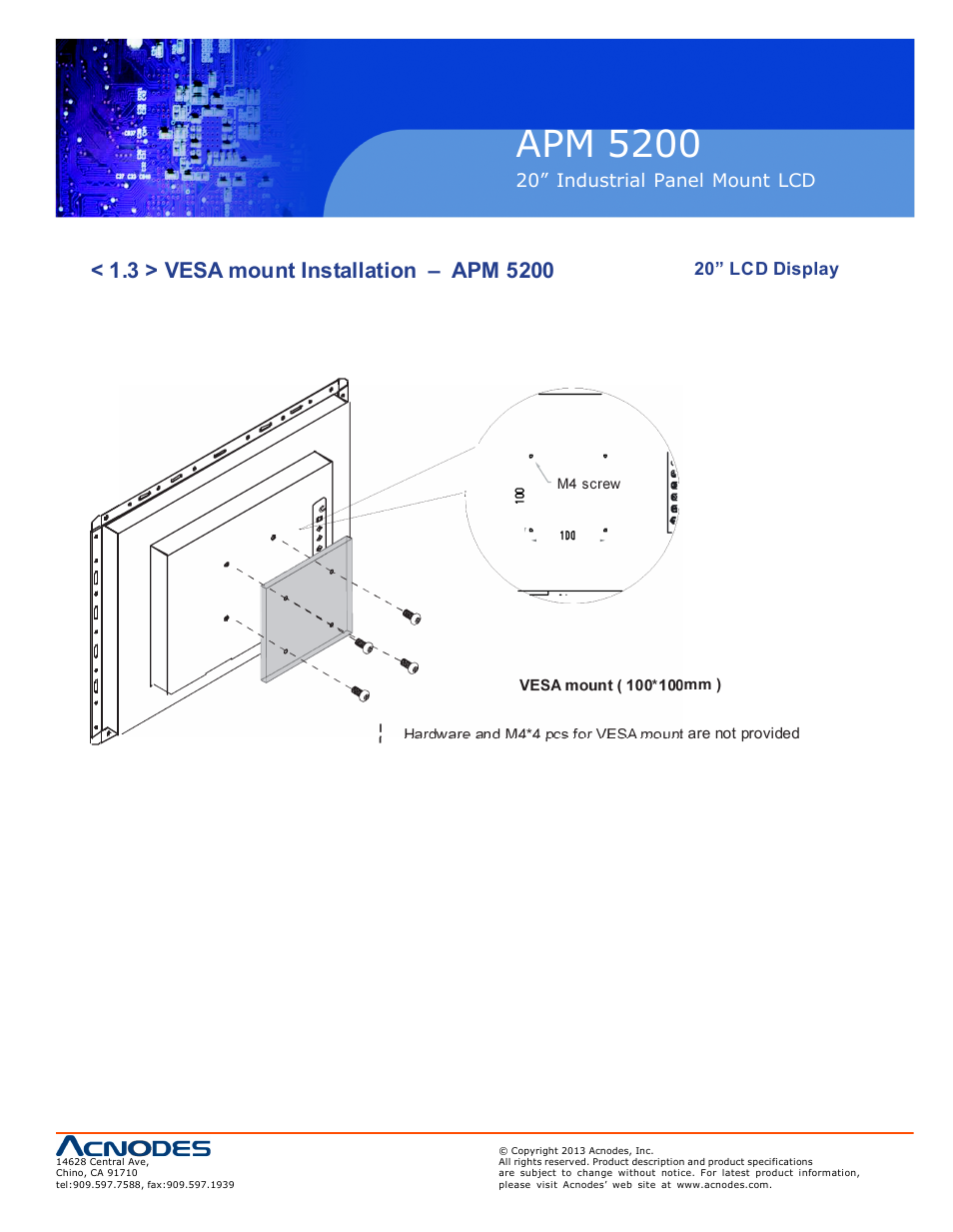 Apm 52 00 | Acnodes APM 5200 User Manual | Page 9 / 24