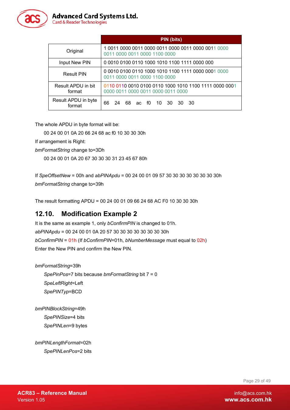 Modification example 2 | ACS ACR83 PINeasy Smart Card Reader User Manual | Page 29 / 49
