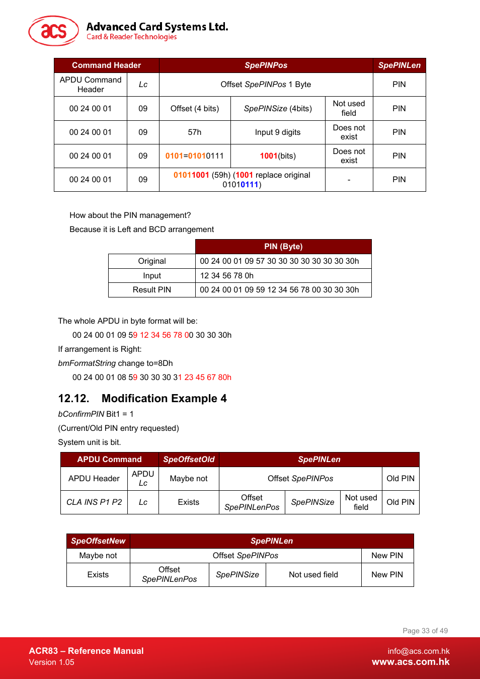 Modification example 4 | ACS ACR83 PINeasy Smart Card Reader User Manual | Page 33 / 49