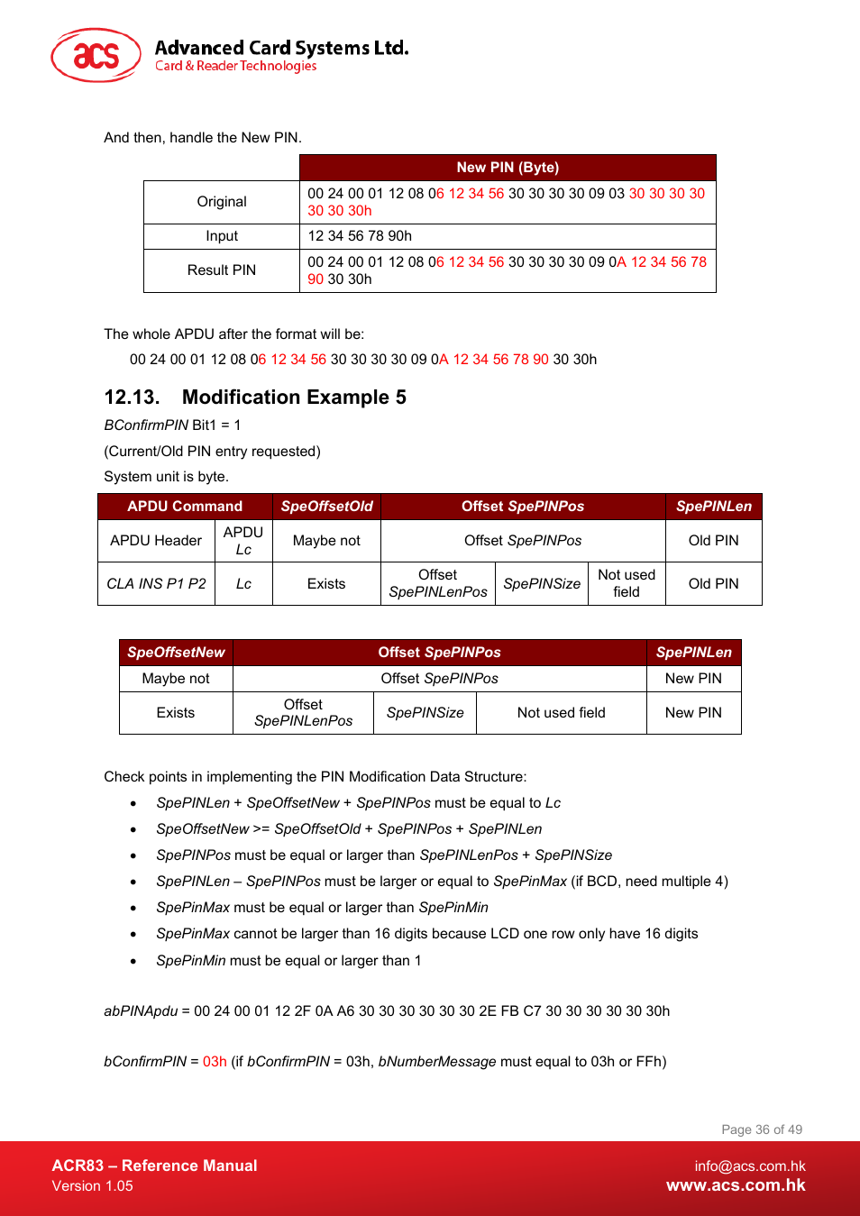 Modification example 5 | ACS ACR83 PINeasy Smart Card Reader User Manual | Page 36 / 49