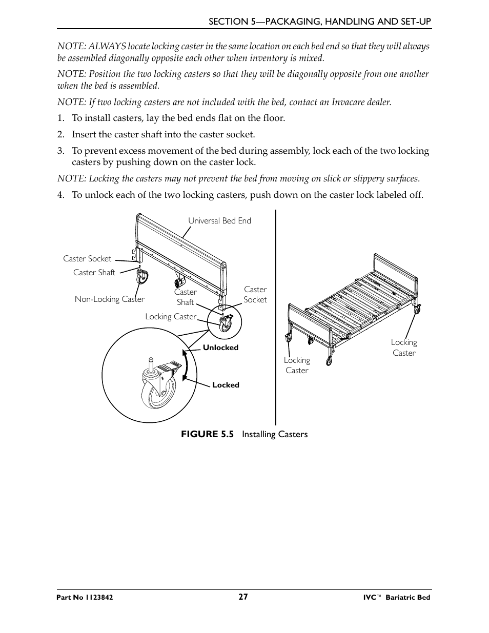 Activeforever Invacare Bariatric Electric Hospital Bed (Bariatric Home Care Hospital Bed) User Manual | Page 27 / 40