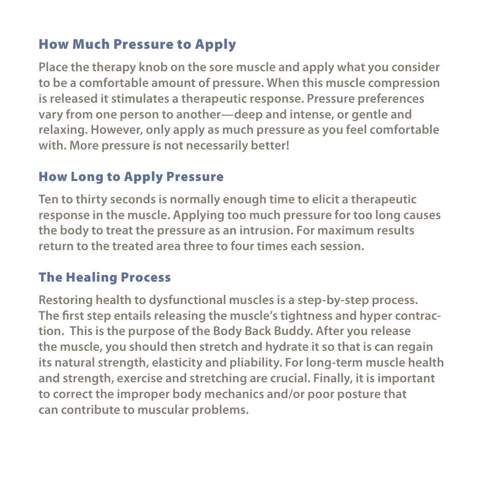 Activeforever Body Back Buddy User Manual | Page 7 / 11