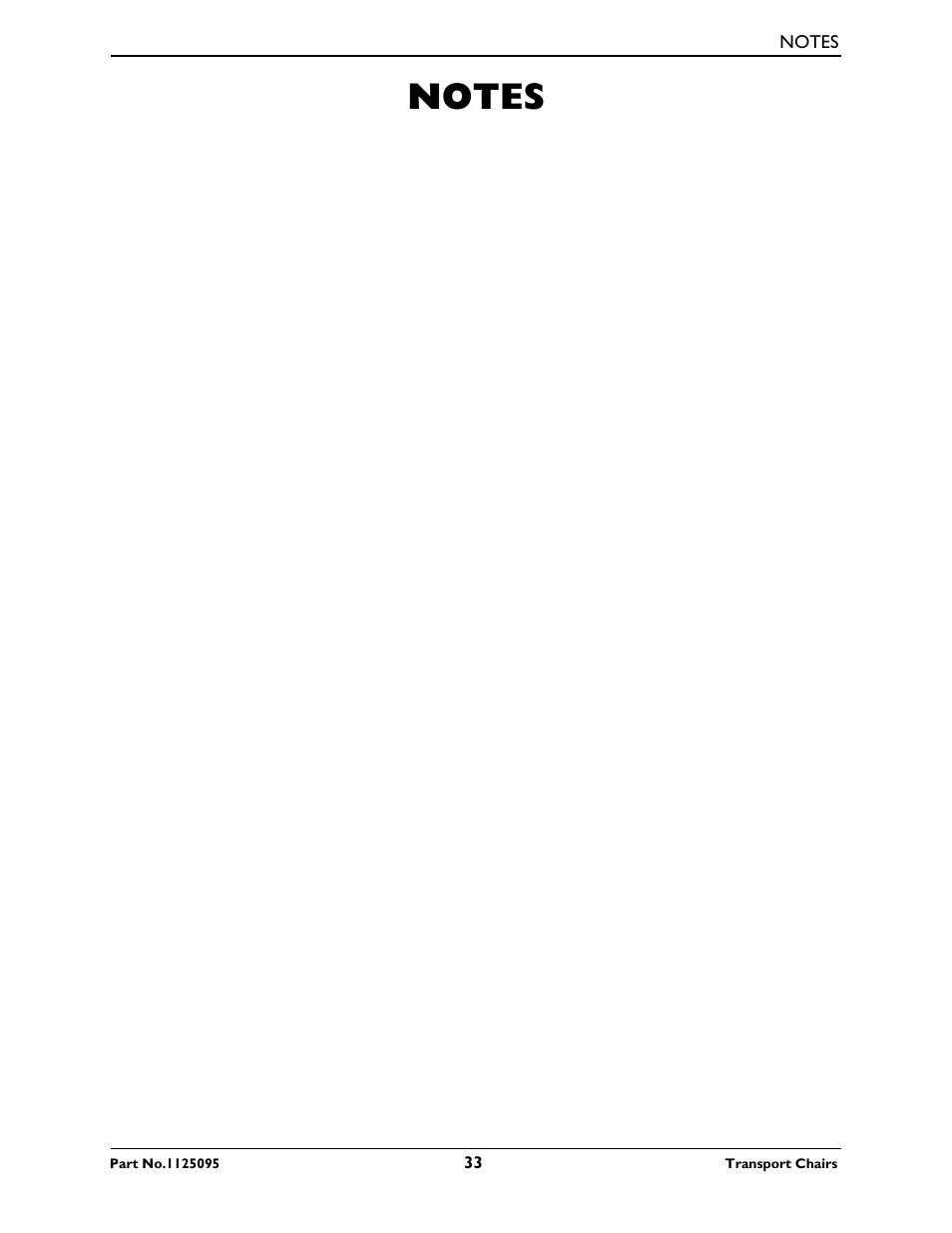 Activeforever Invacare Lightweight Aluminum Transport Chair User Manual | Page 33 / 36