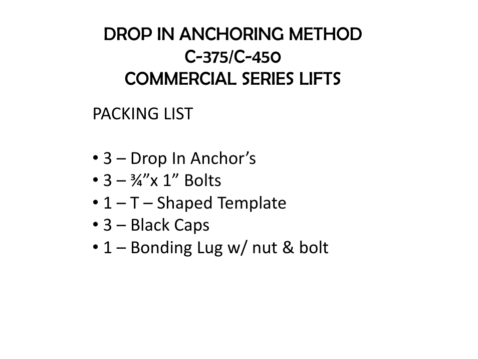Activeforever Global Lift Commercial Series Portable Lift 450 User Manual | Page 2 / 6