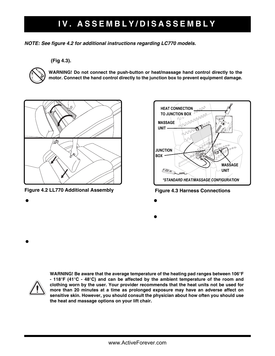 Activeforever Pride Lift Chair Classic Collection 2 Position User Manual | Page 11 / 17