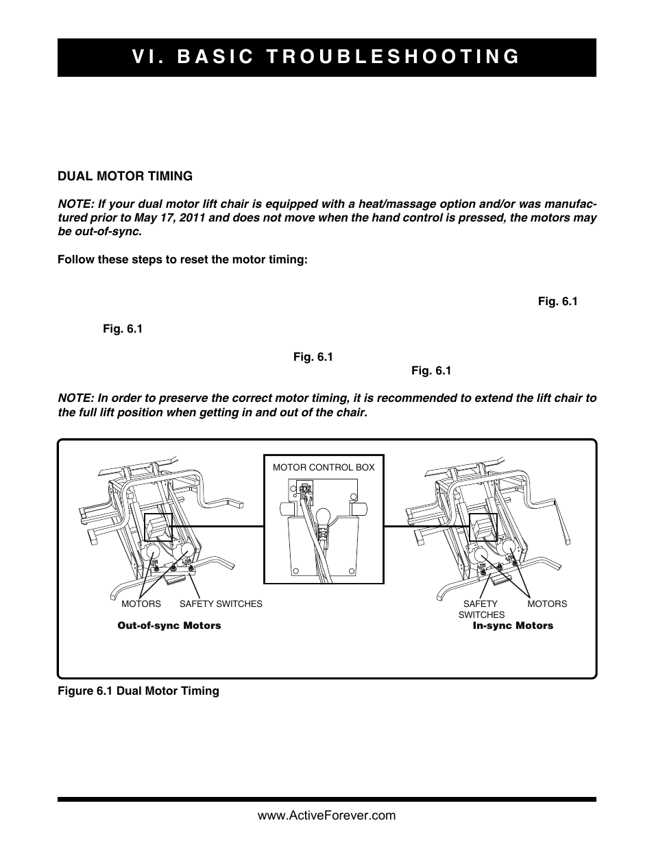Activeforever Pride Lift Chair Classic Collection 2 Position User Manual | Page 15 / 17