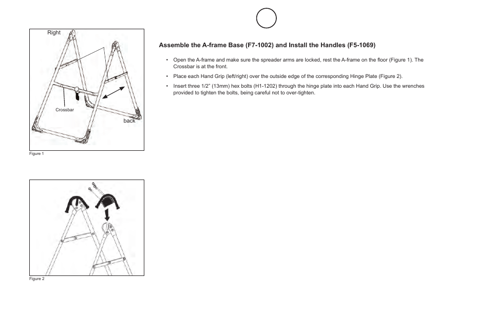 Step 1 | Activeforever Teeter Hang Ups EP-550 Inversion Table User Manual | Page 5 / 13