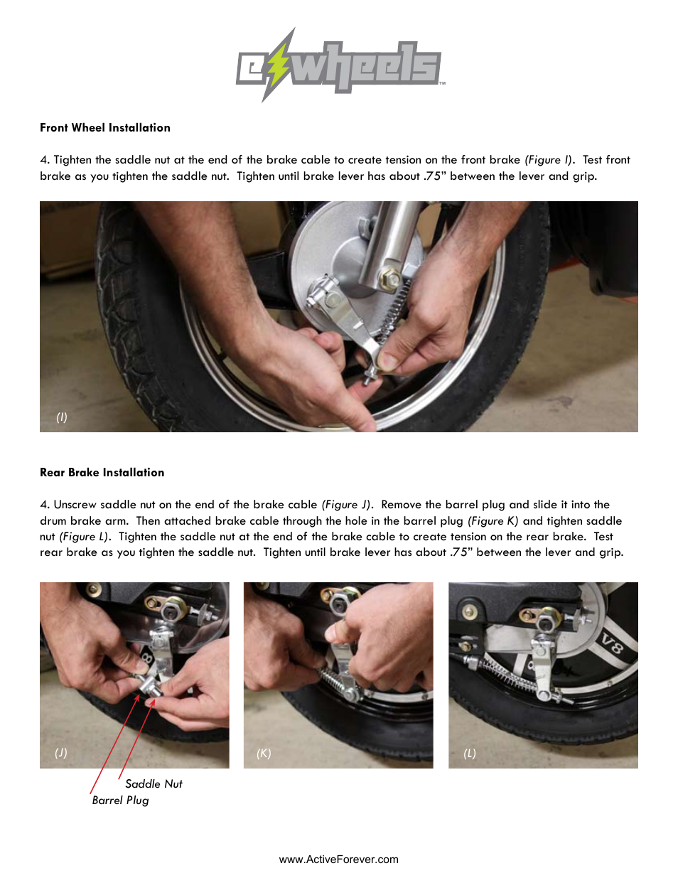 E wheels e wheels | Activeforever eWheels Commute Moped 600 Watt User Manual | Page 8 / 10