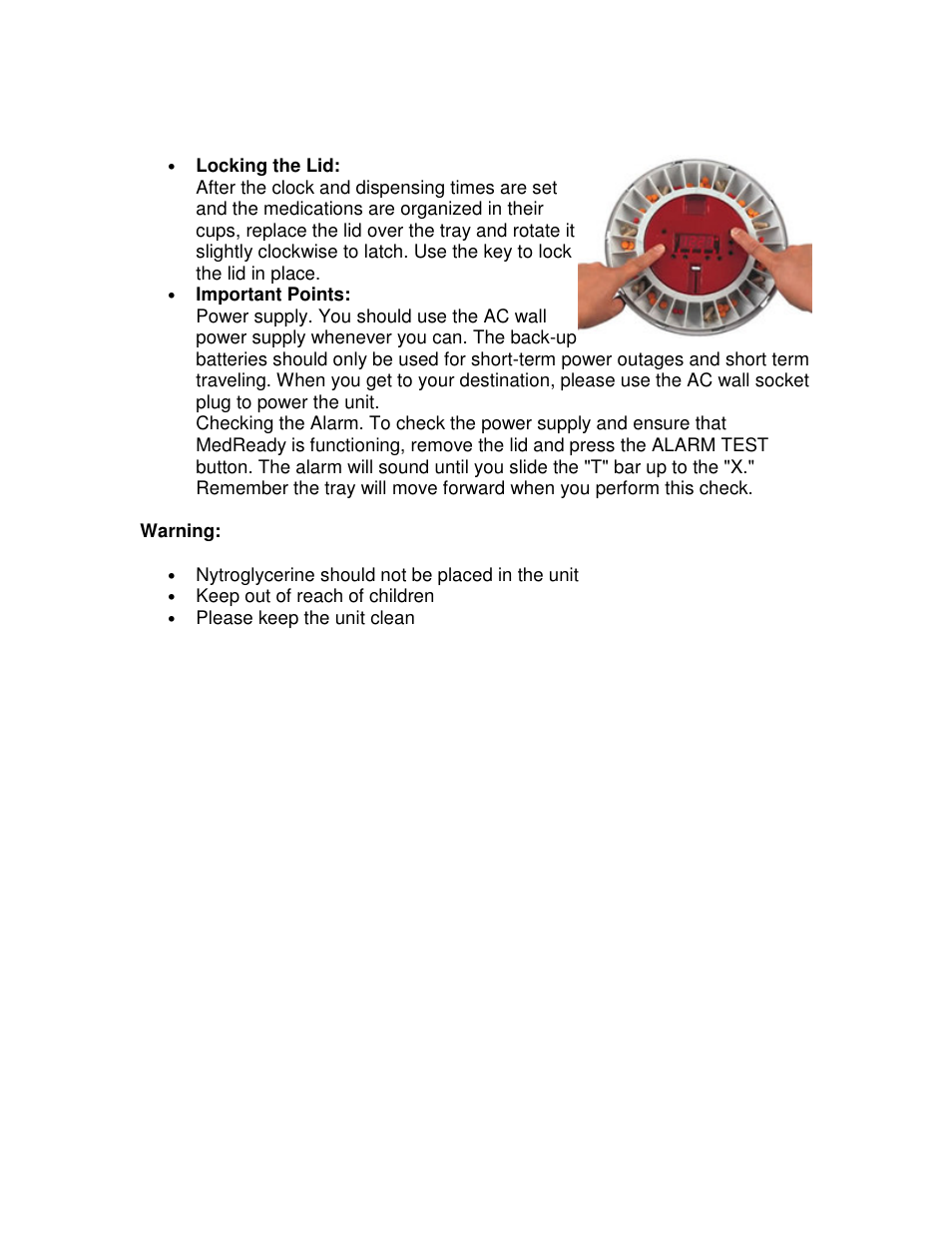 Activeforever MedReady Automatic Medication Dispenser User Manual | Page 2 / 2