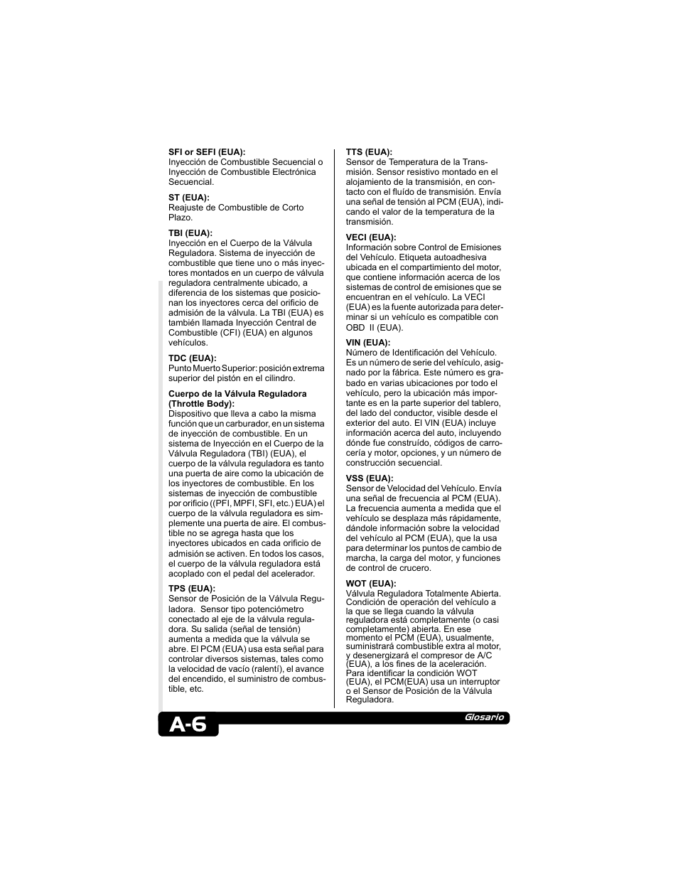 Actron CP9135 OBD II AutoScanner User Manual | Page 110 / 120